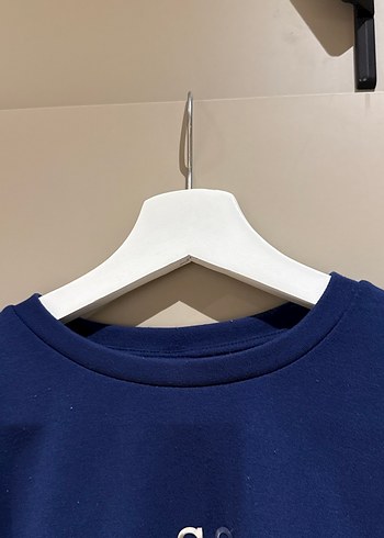 Kadın Lacivert Uzun Kollu Crop Top - Görsel 4