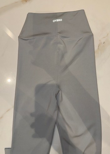 Gri Kadın Spor Tayt, Uzun ve Dar Kesim - Görsel 6