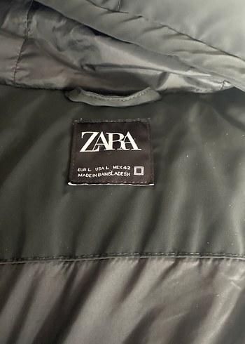 Zara Siyah Sisme Mont