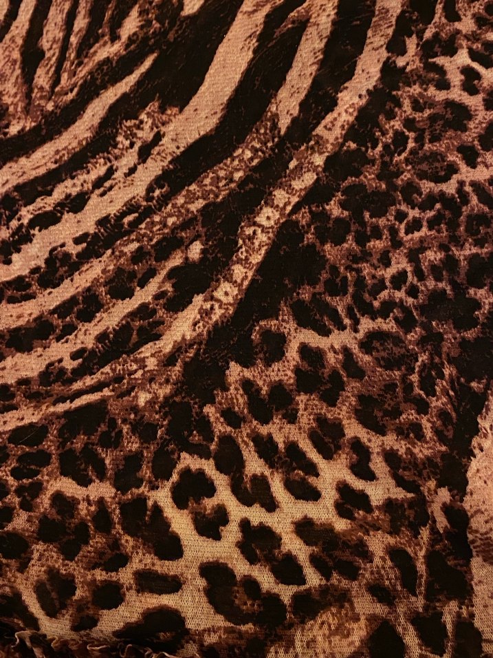 Kahverengi Zebra Desenli Kadın Büstiyer - Görsel 3