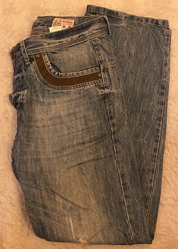 Mavi-Gri Denim Kadın Jean - Görsel 3