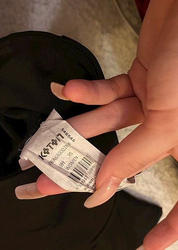 Siyah İspanyol paça tayt - Görsel 4