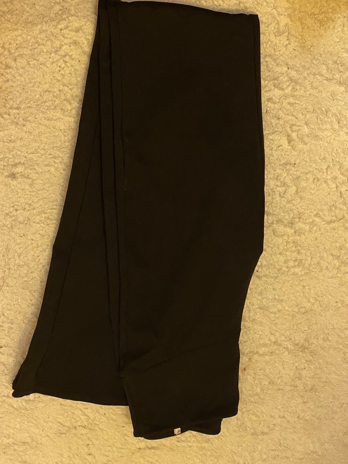 Siyah İspanyol paça tayt - Görsel 3