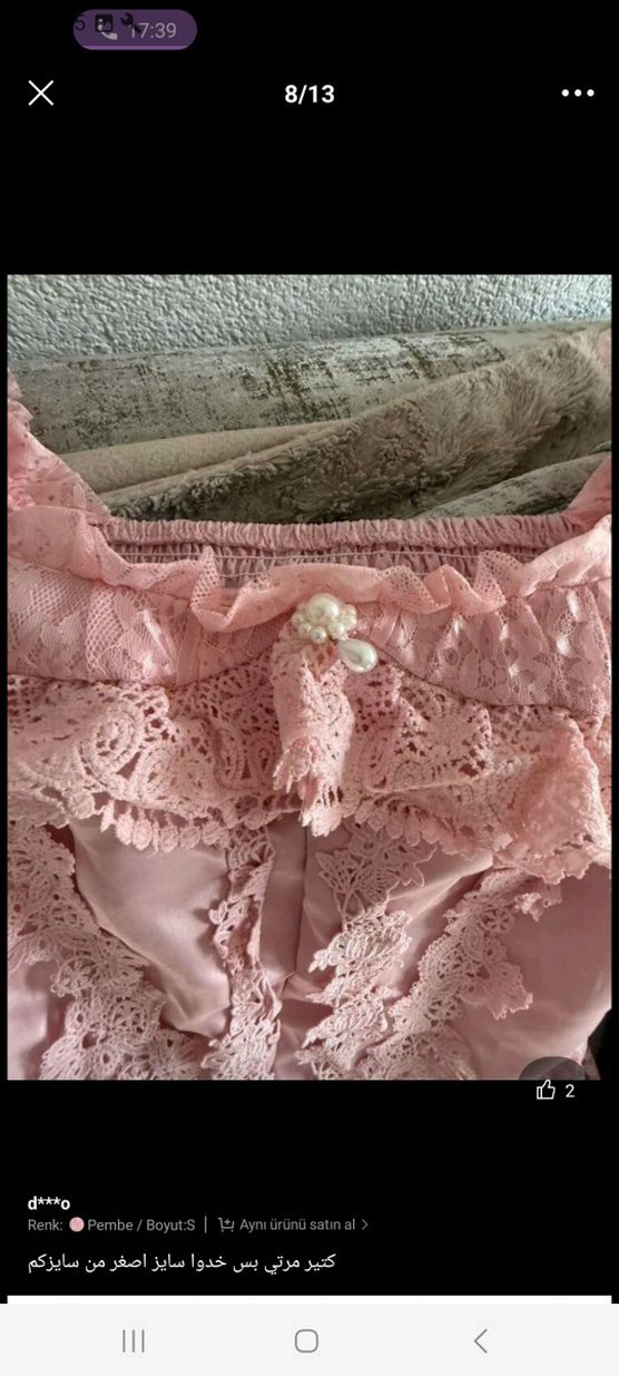 Vintage Fransız Dantelli Prenses Elbise - Görsel 4