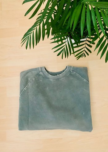 Pull and Bear pull&bear yıkamalı sweatshirt