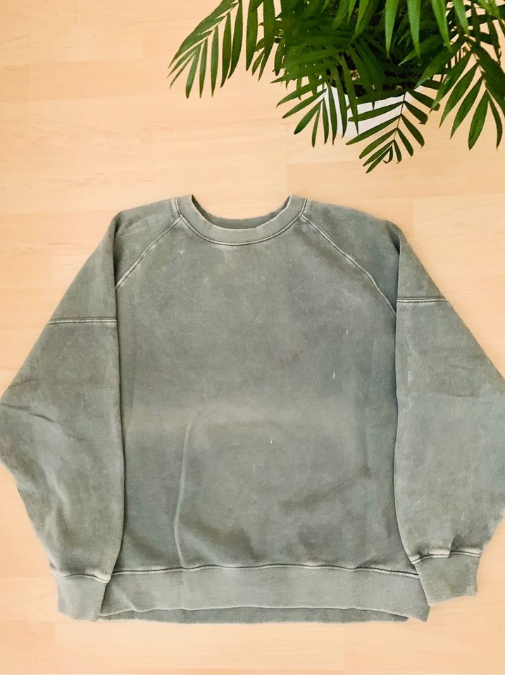 pull&bear yıkamalı sweatshirt - Görsel 3