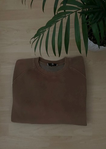 m Beden pull&bear yıkamalı sweatshirt
