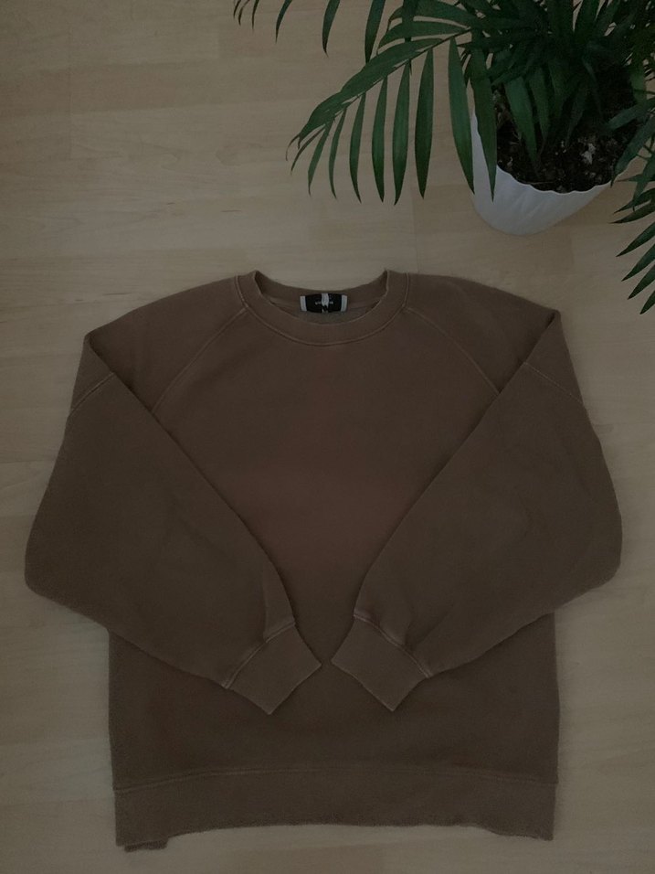 pull&bear yıkamalı sweatshirt - Görsel 3
