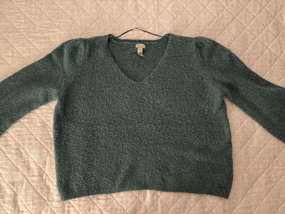 Pull&Bear V yaka Kazak - Görsel 2