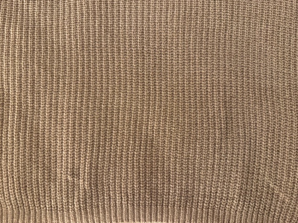 Bej Şönil Crop Kazak - Görsel 4