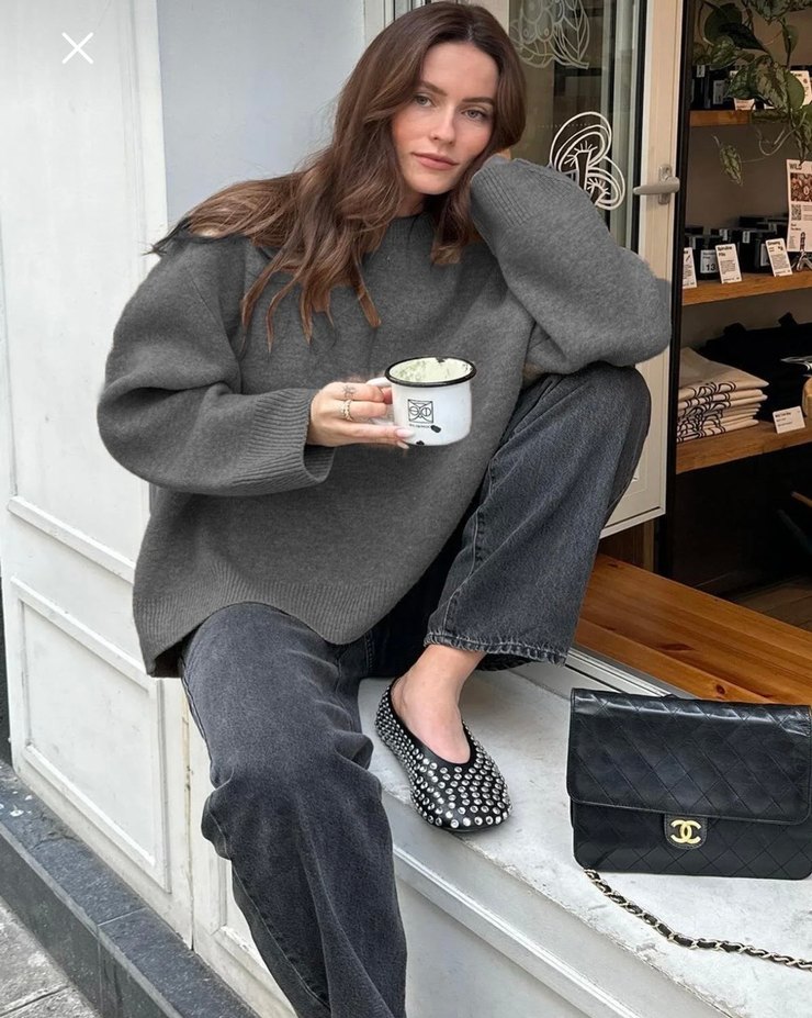 madmext gri kazak - Görsel 3