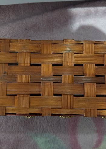 Dekoratif Sandık  Örgü Desenli  26x11 cm - Görsel 4