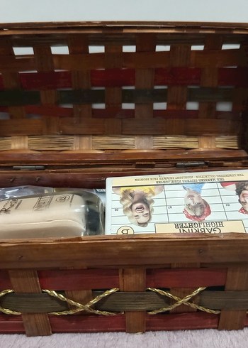 Dekoratif Sandık  Örgü Desenli  26x11 cm - Görsel 2