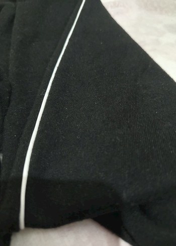 Siyah Rahat Kesim Kadın Eşofman Altı - Görsel 3