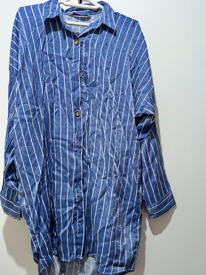 mavi gömlek - Görsel 5