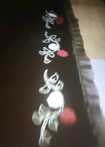 Siyah Gotik Desenli seccade - Görsel 3