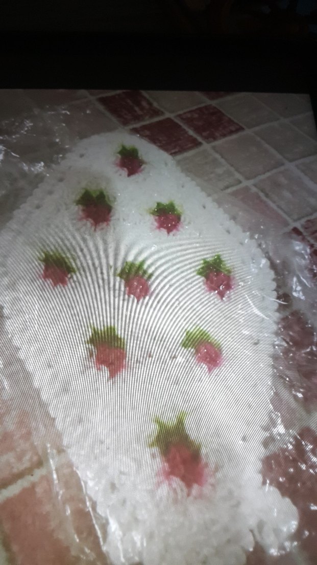 Nakışlı Beyaz banyo lifi - Görsel 2