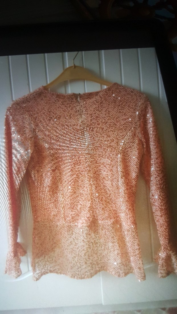 Pembe Örme Midi Elbise, Uzun Kollu, Dar Kesim - Görsel 2