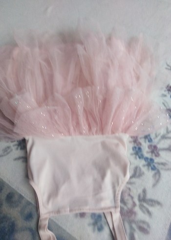 Pembe Kız Çocuk Fırfırlı Elbise - Görsel 6