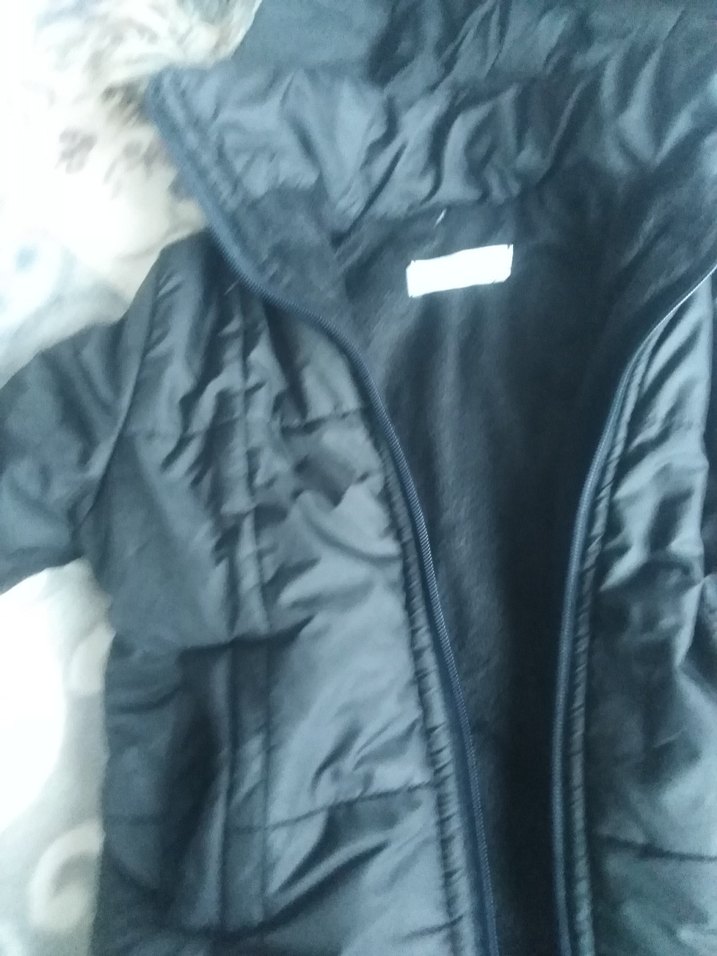 Kapüşonlu Kürklü Siyah Kız Kış Montu - Görsel 3