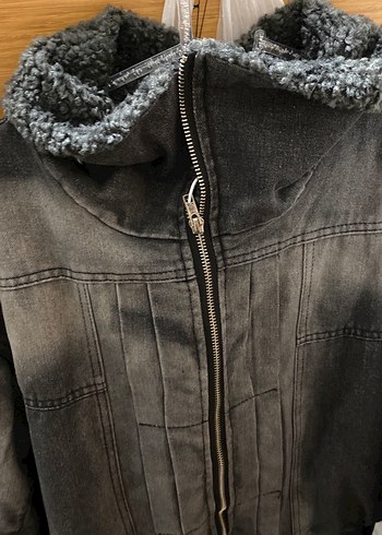 Gri Yumuşak Kürklü Erkek Ceket - Görsel 3