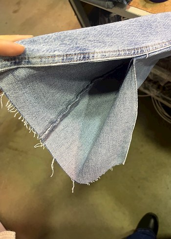 Zara Yırtmaçlı Kadın Kot Pantolon - Görsel 6