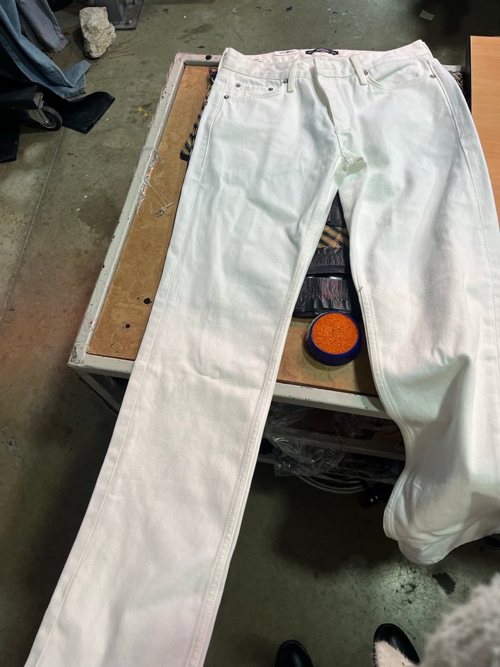 Erkek Beyaz Regular Fit Midi Pantolon - Görsel 2