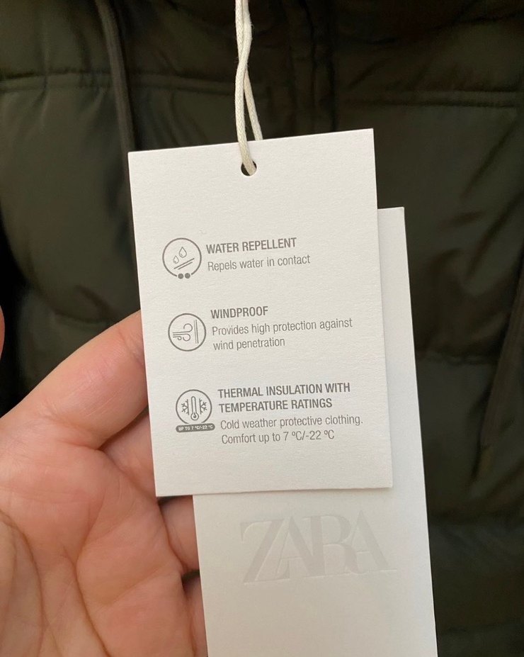 Etiketli Zara Mont - Görsel 3