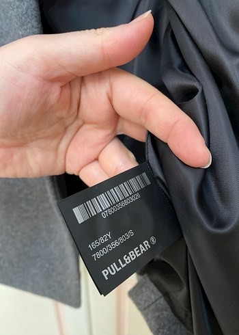Etiketli Pull&bear kaban - Görsel 6