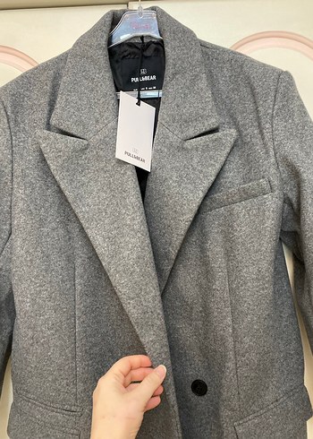 Etiketli Pull&bear kaban - Görsel 5