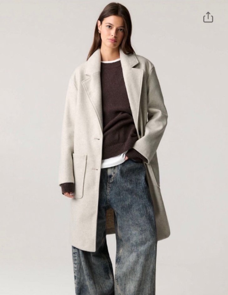 Etiketli Pull&bear Kaban - Görsel 4