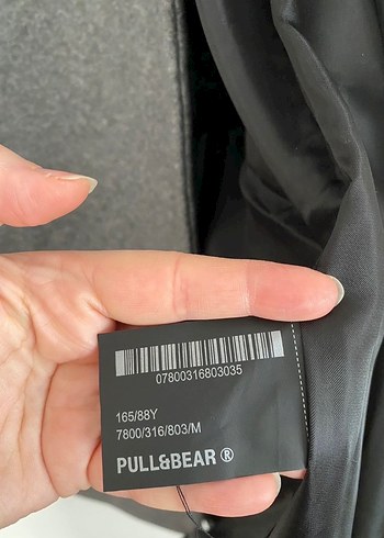 Etiketli Pull&bear Kaban - Görsel 3
