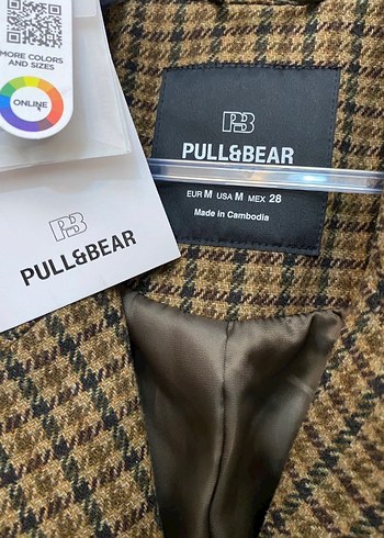 Etiketli Pull&bear Kaban - Görsel 2