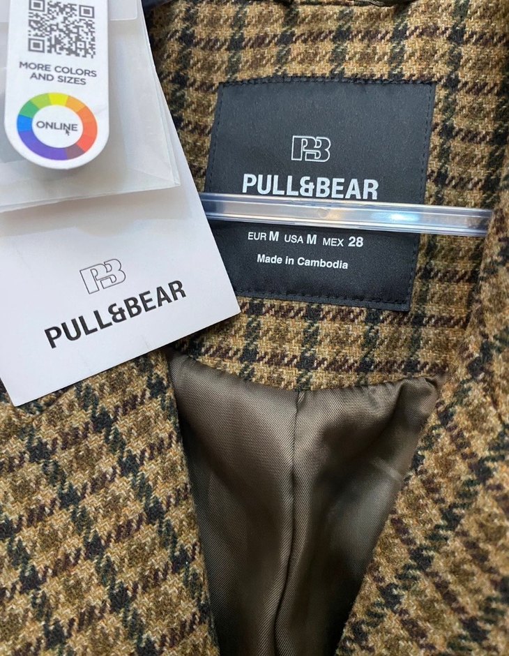 Etiketli Pull&bear Kaban - Görsel 2