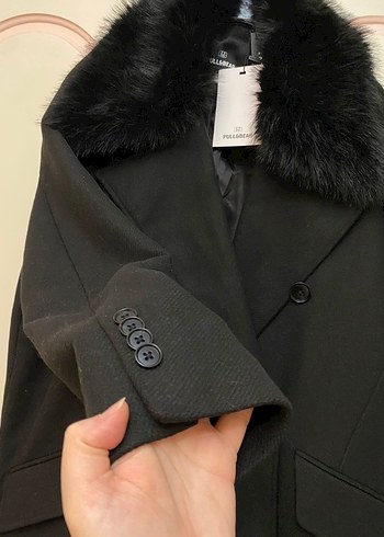 Etiketli Pull&bear Kaban - Görsel 5