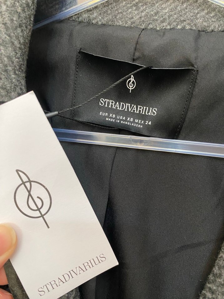 Etiketli Stradivarius Kaban - Görsel 2