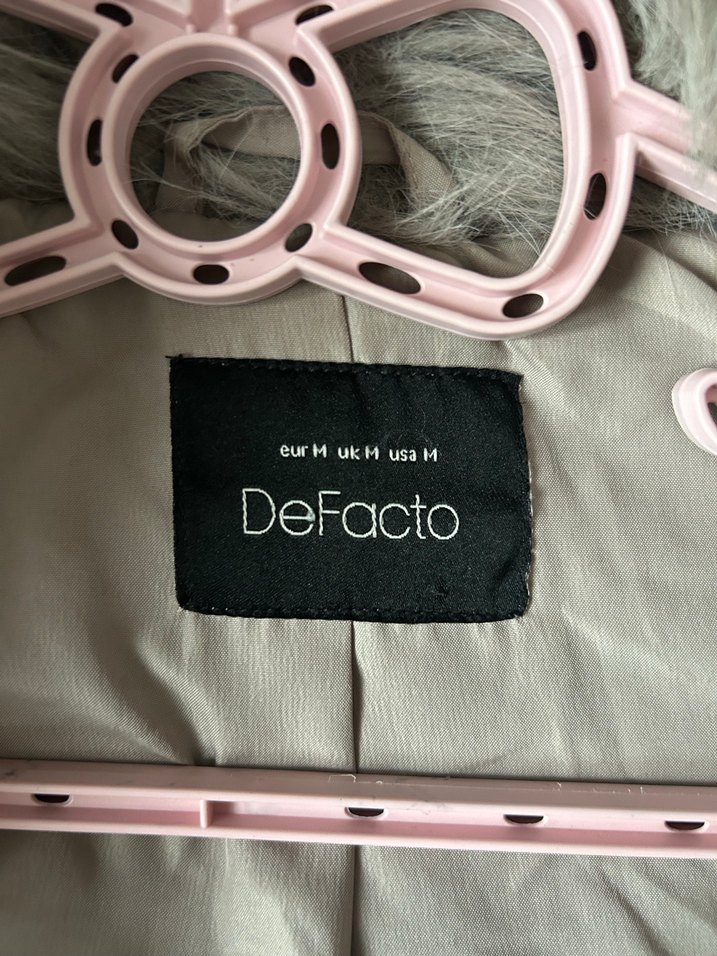 Gri Kadın Suni Kürk Midi Ceket - Görsel 2