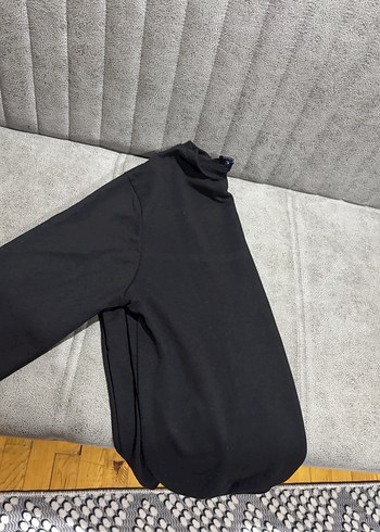 Siyah Baskılı Uzun Kollu Sweatshirt - Görsel 2