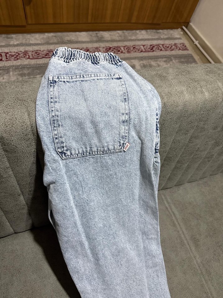 Gri Baggy erkek pantolon - Görsel 3