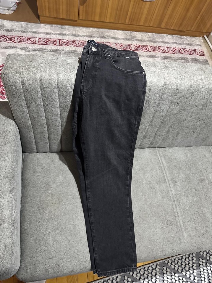 Sıfır ürün siyah kot pantolon MAVİ - Görsel 3