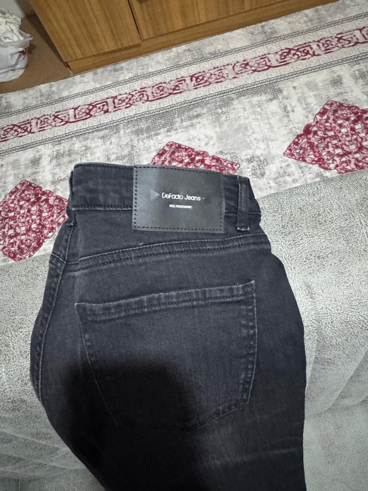 Erkek siyah kot pantolon - Görsel 3