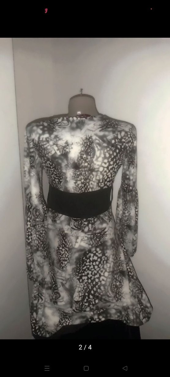 Şık fermuarlı elbise - Görsel 2