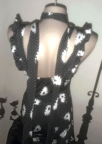 Vintage Çiçekli Retro Elbise S-M - Görsel 2