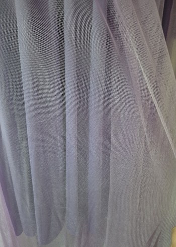 Lila V Yakalı Uzun Bohem Elbise - Görsel 3