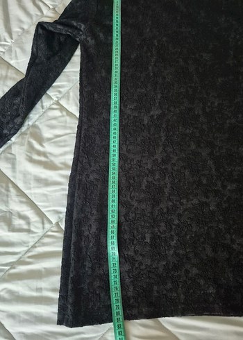 Siyah elbise tunik - Görsel 5