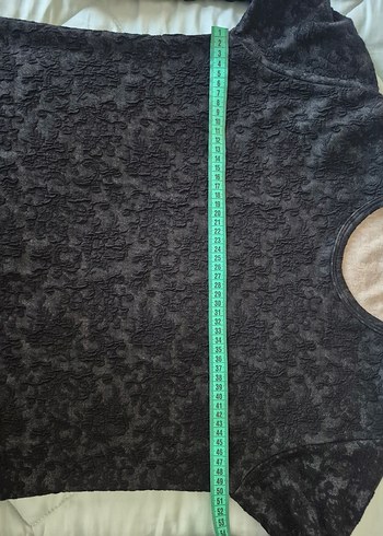 Siyah elbise tunik - Görsel 4