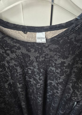 Siyah elbise tunik - Görsel 3