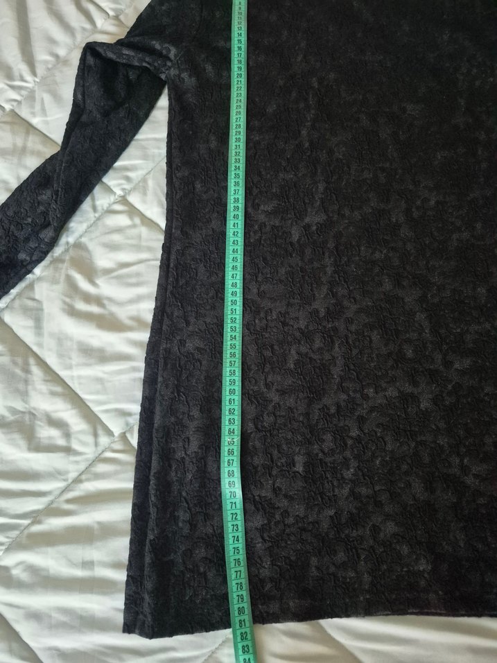 Siyah elbise tunik - Görsel 5