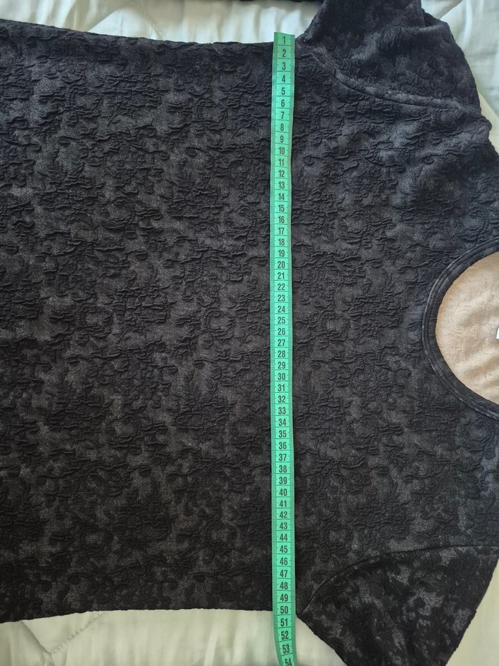 Siyah elbise tunik - Görsel 4