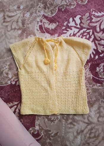 Kız Çocuk Örgü Süveter - Görsel 3